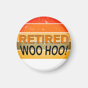 Retired Woo Hoo With Vintage Sunset Magnet