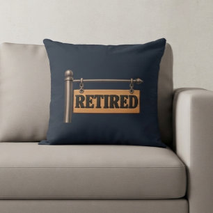 Retired Wooden Hanging Sign Cushion