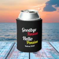 Retired Year Goodbye Tension Hello Pension Gen X 