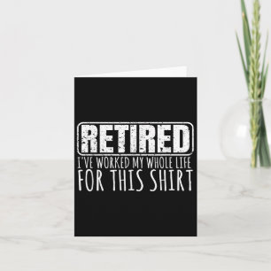 Retiree Gifts For Men Funny Retirement With Saying Card