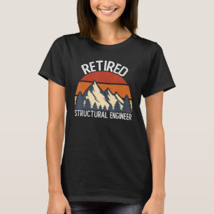 Retiremen for Women 2023 Retired structural engine T-Shirt