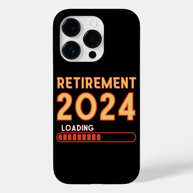 Retirement 2024 Loading, Retirement Party Case-Mate iPhone Case (Back)