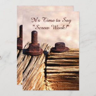 Retirement Announcement, Screw Work Announcement