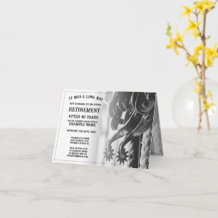 Retirement announcement with old spurs