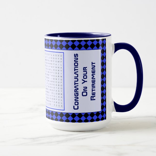 Retirement Beach Day Game Mug (Right)