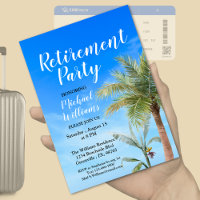 Retirement Beach Theme Party Friends Food Fun