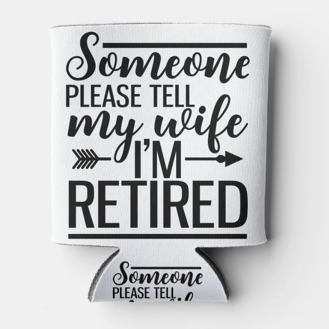 Retirement Can Cooler (Front)