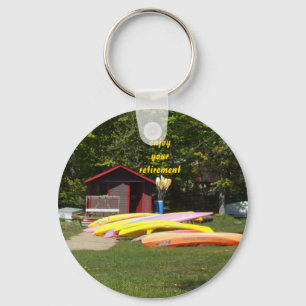 Retirement Canoes Key Ring