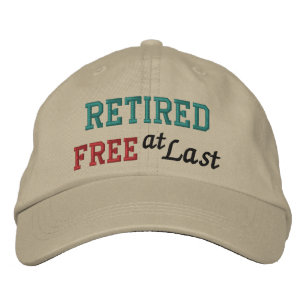Retirement Cap by SRF - Free at Last !