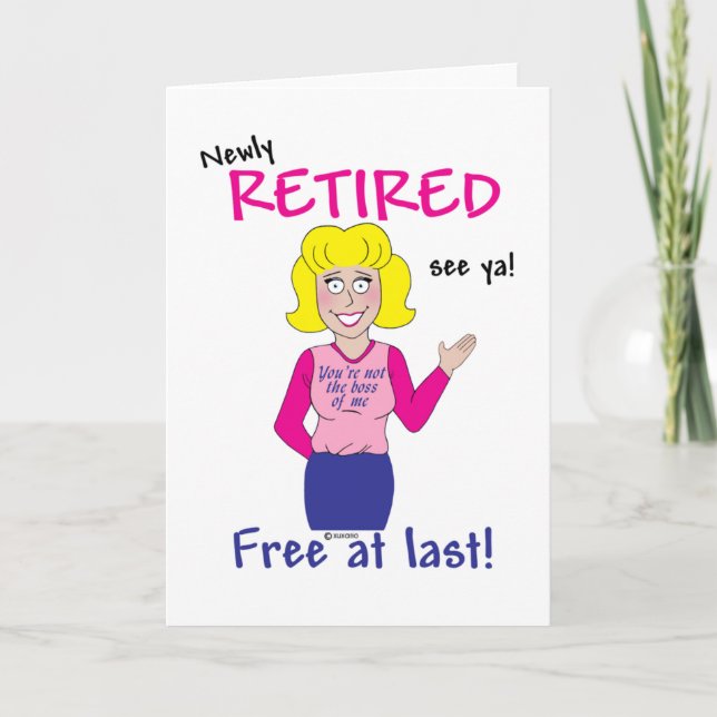 Retirement Card (Front)