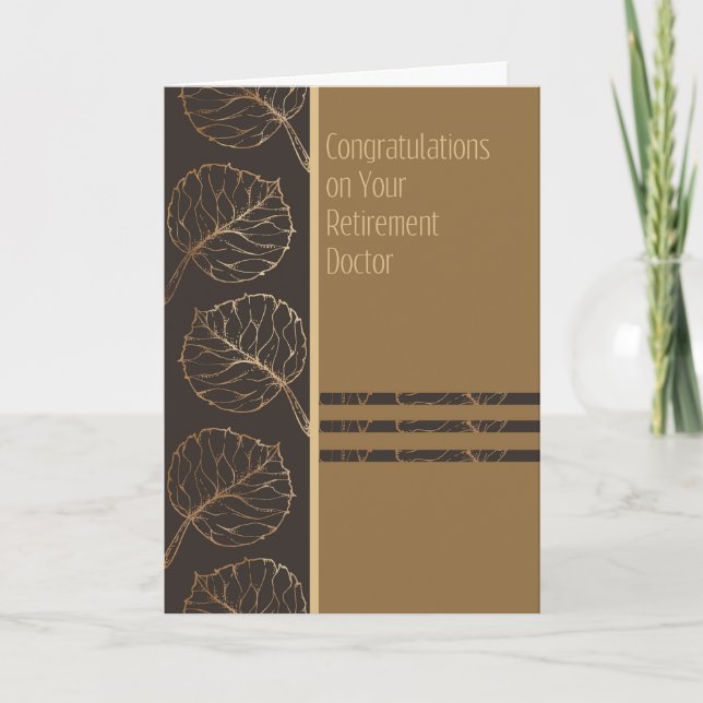 Retirement Card for a Doctor (Front)