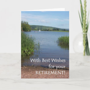 Retirement Card - Sailing on Lake