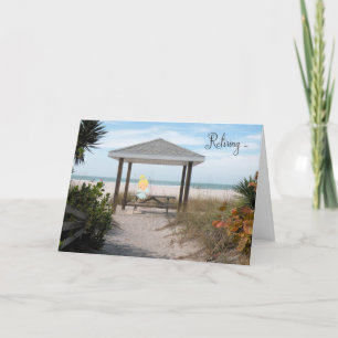 Retirement Card with a Beach Fairy