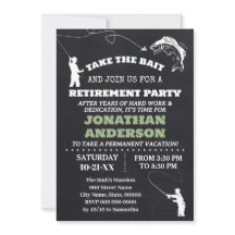 Retirement Celebration Fishing Retirement Party