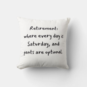 Retirement christmas  cushion