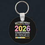 Retirement Cl Of 2026 Teacher Countdown Loading Te Key Ring<br><div class="desc">Retirement Cl Of 2026 Teacher Countdown Loading Teacher</div>
