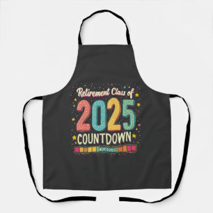 Retirement Class of 2025 in Process Graduation Apron