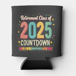 Retirement Class of 2025 in Process Graduation Can Cooler