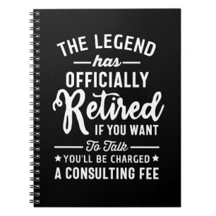 retirement Classic Playing Cards Notebook