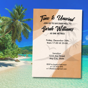 Retirement Company Farewell Party Invitation