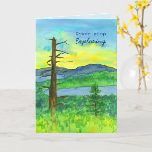 Retirement Congratulations Never Stop Exploring Card