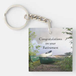 Retirement Congratulations Next Adventure Key Ring