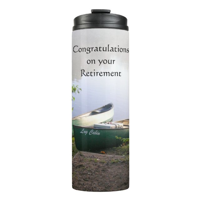 Retirement Congratulations Next Adventure Thermal Tumbler (Front)