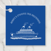 Retirement Cruise Ship Party Favour