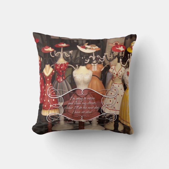 Retirement Days 1 Cushion (Front)