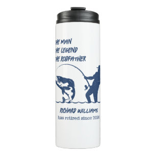 Retirement Fishing the Rodfather Big Fish Gift Thermal Tumbler
