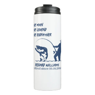 Retirement Fishing the Rodfather Big Fish Gift Thermal Tumbler