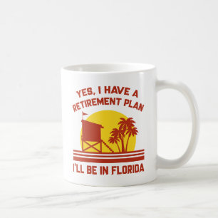Retirement Florida Coffee Mug