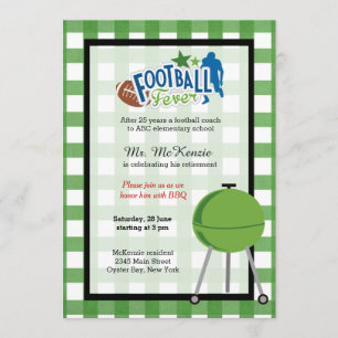 Retirement football coach invitation