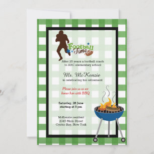 Retirement football coach invitation