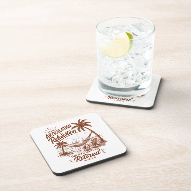 Retirement Form Articulation to Relaxation 2026 Coaster (Right Side)