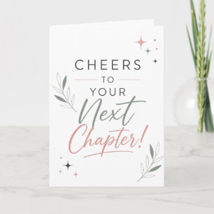 Retirement Gift Celebrating the Next Chapter Card