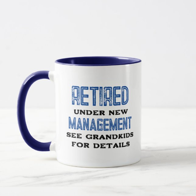 Retirement Gift for Men Mug (Left)