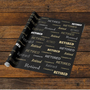 Retirement gift wrap