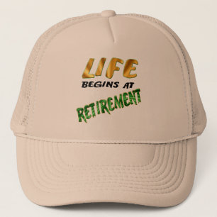Retirement Gifts and Retirement T-shirts Trucker Hat