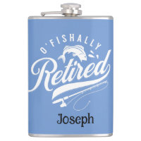Retirement Gifts. Fisherman/woman. Editable name