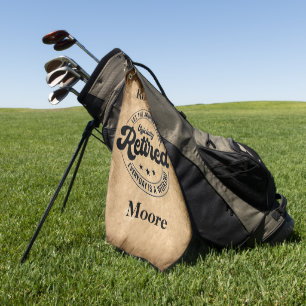 Retirement golf towel