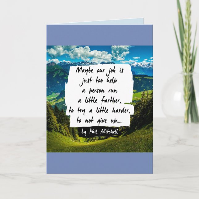 Retirement Greeting Card (Front)