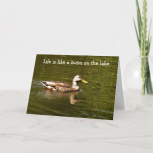 **RETIREMENT HUMOR** FROM A SWIMMING DUCK CARD