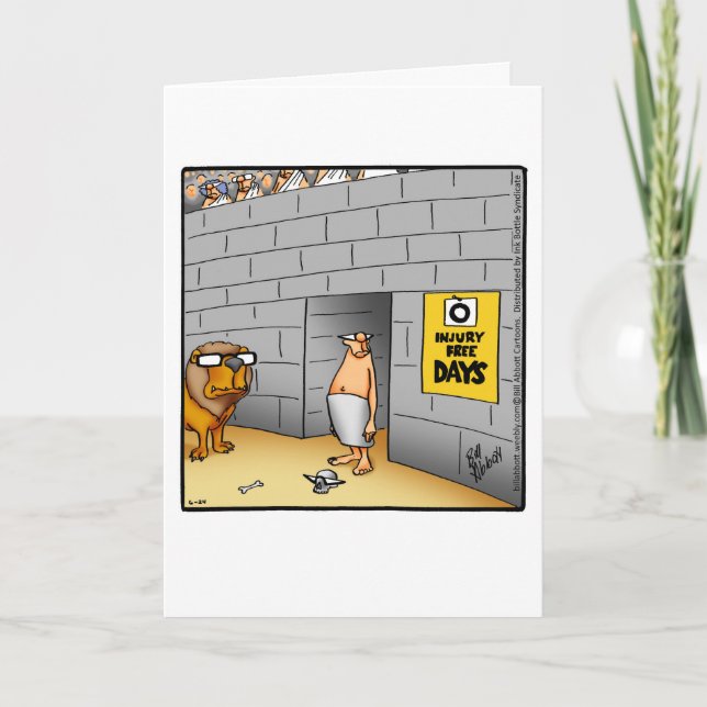 Retirement Humour Greeting Card (Front)