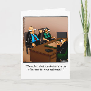 Retirement Humour Greeting Card "Spectickles"