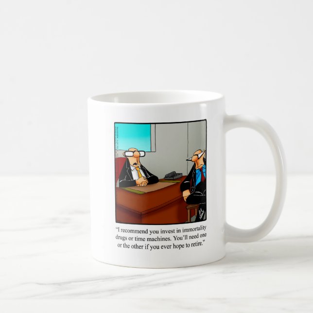 Retirement Humour Mug Gift (Right)