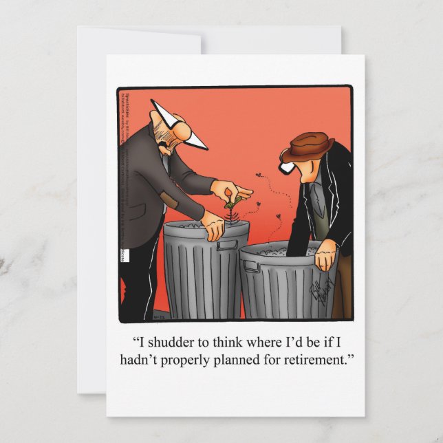 Retirement Humour Party Invitations (Front)