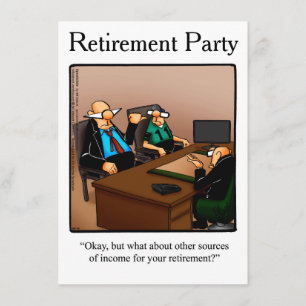 Retirement Humour Party Invitations "Spectickles"