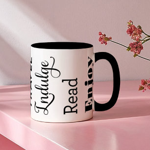 Retirement Inspiration Words Black Mug