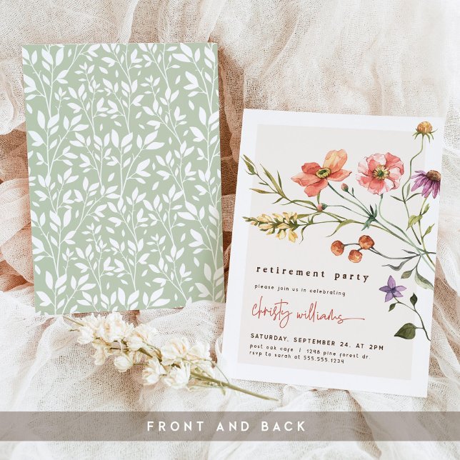 Retirement Invitation Garden Party, Summer Retirem (Creator Uploaded)